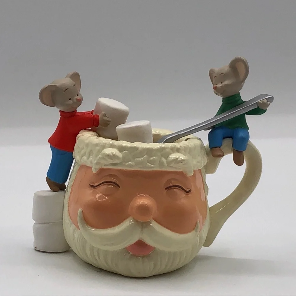 Hallmark Keepsake Ornament Dated 2001 A Cup Of‎ Friendship Vintage Handcrafted